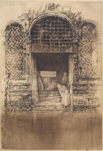 The Old Doorway from The First Venice Set, 1879-1880 by James Abbott McNeill Whistler